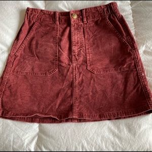 AE Corduroy Mini Skirt